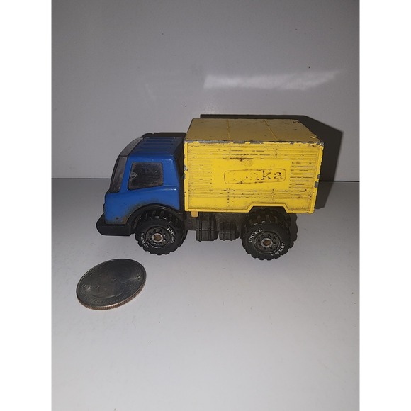 Vintage‎ Metal Tonka Box Truck Delivery Vehicle Replacement Toy - Picture 1 of 6